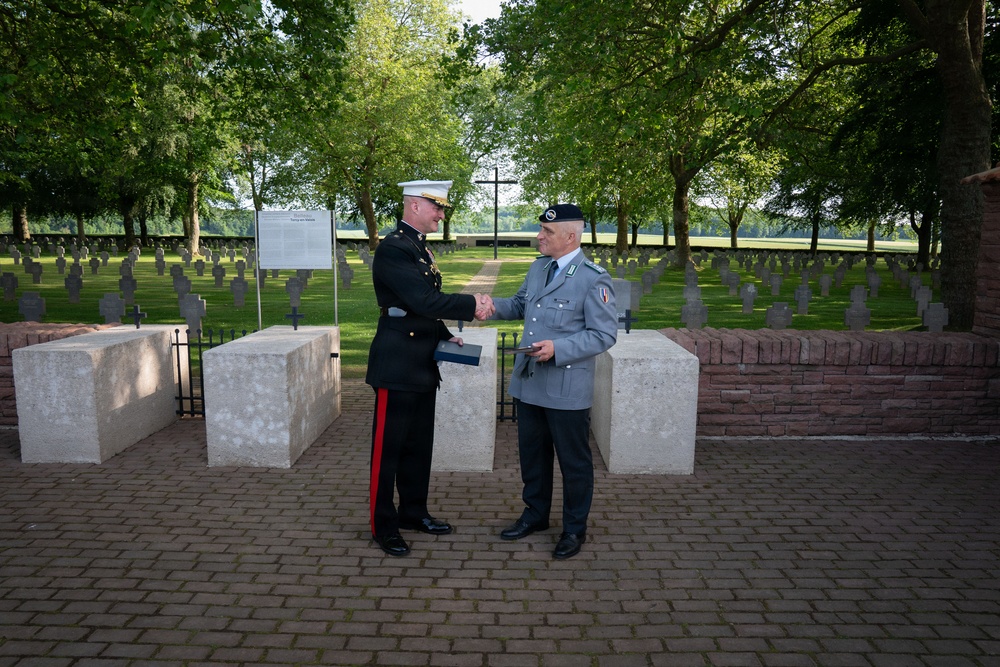 German cemetery ceremony marks 108th anniversary of the battle of Belleau Wood