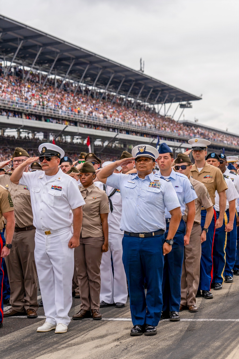 Indiana National Guard participates in Indianapolis 500 prerace ceremonies