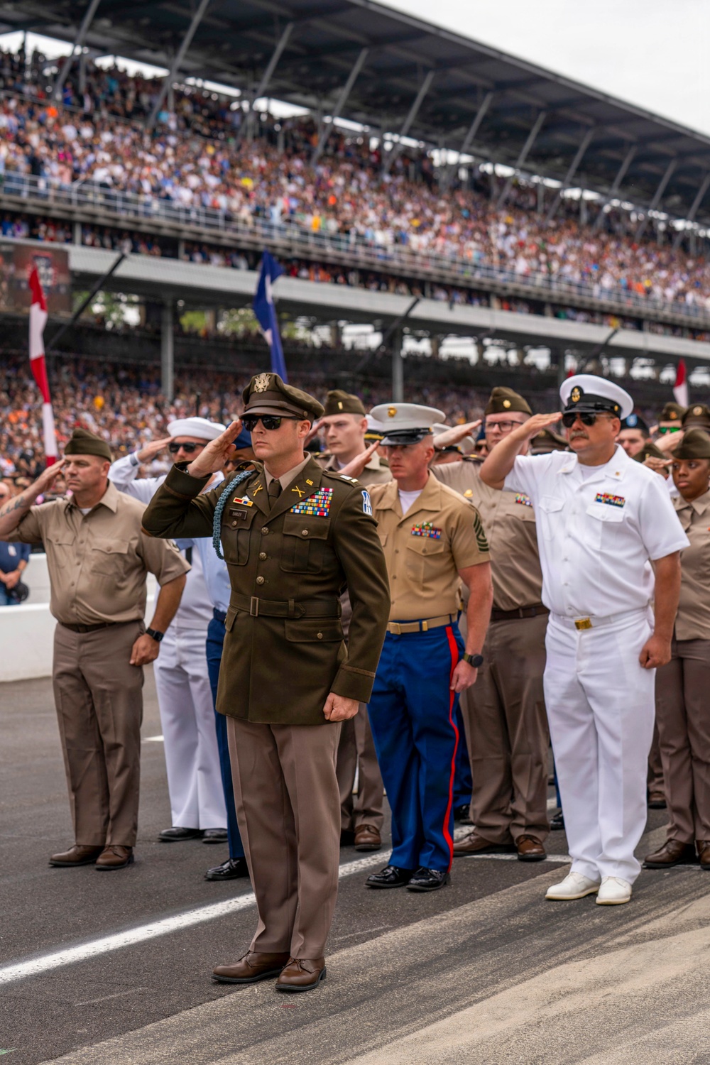 Indiana National Guard participates in Indianapolis 500 prerace ceremonies