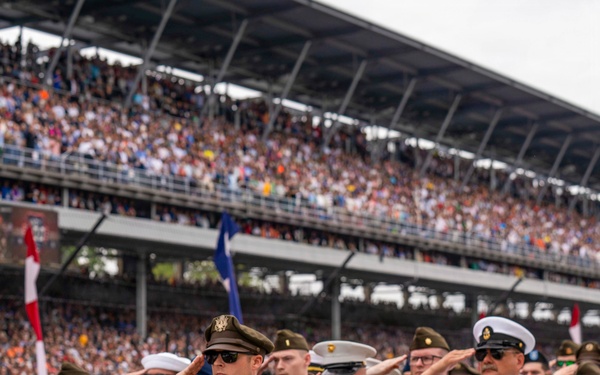 Indiana National Guard participates in Indianapolis 500 prerace ceremonies