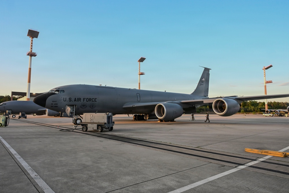 B-1 Lancer refueled in US Central Command area of responsibility
