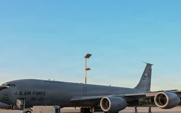 B-1 Lancer refueled in US Central Command area of responsibility