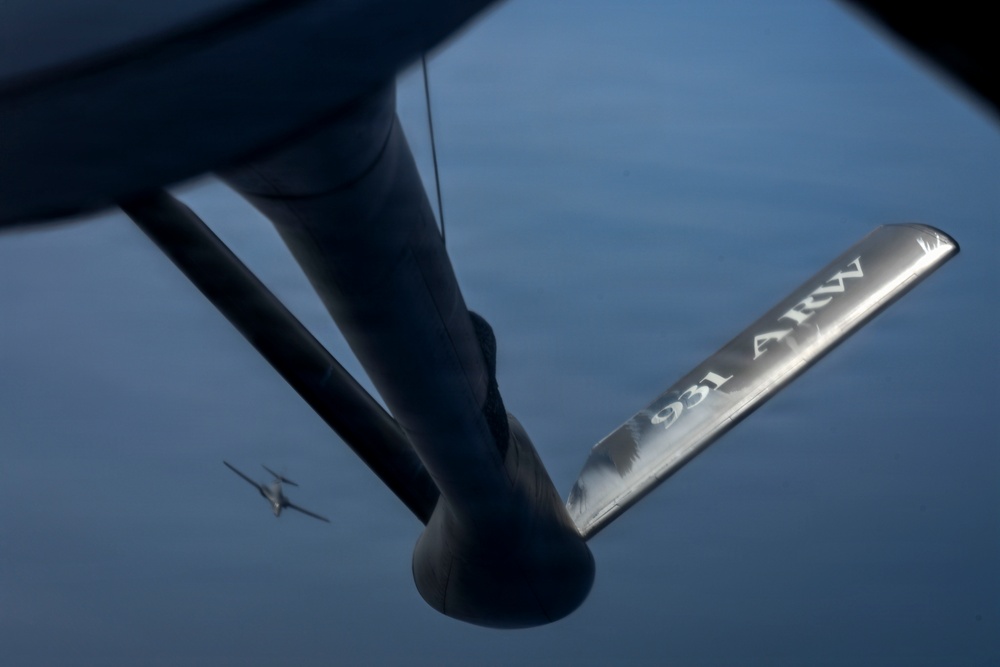 B-1 Lancer refueled in US Central Command area of responsibility