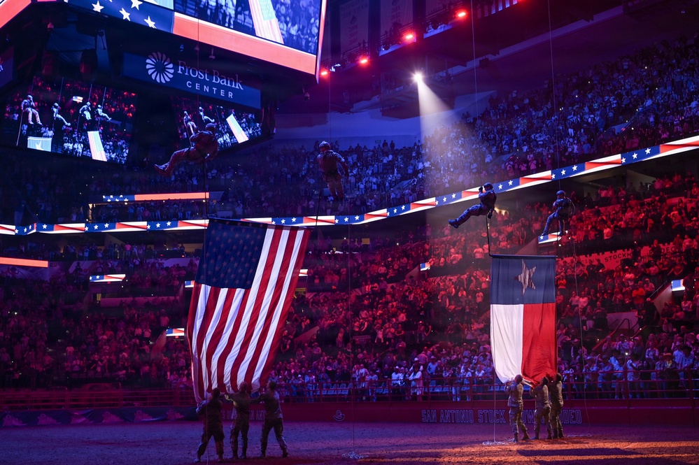Special Warfare Training Wing Instructors at 2026 San Antonio Rodeo