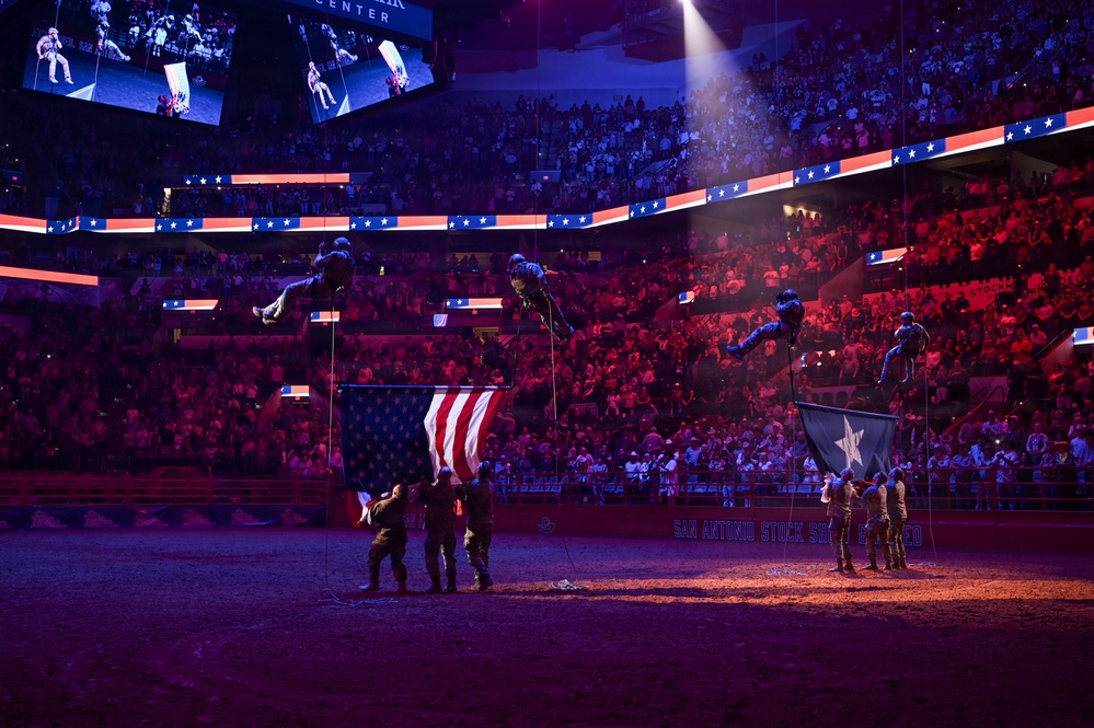 Special Warfare Training Wing Instructors at 2026 San Antonio Rodeo