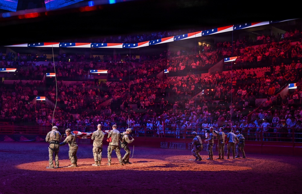Special Warfare Training Wing Instructors at 2026 San Antonio Rodeo