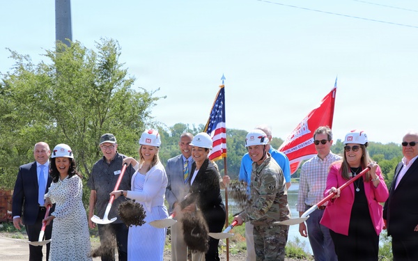 USACE and City of Cedar Rapids Break Ground on Next Phase of Flood Control System
