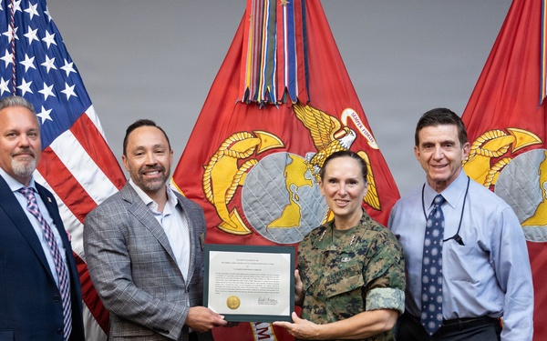 MARFORCOM Commander Accepts Admiral James S. Russell Naval Aviation Flight Safety Award