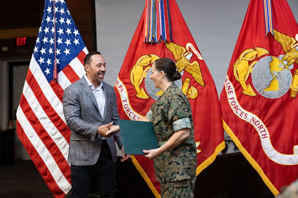 MARFORCOM Commander Accepts Admiral James S. Russell Naval Aviation Flight Safety Award