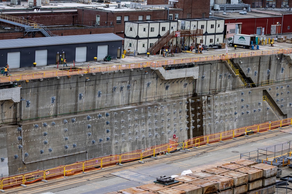 Dry Dock 4 Seismic Upgrade Completion Photos