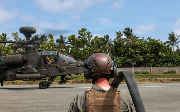 Balikatan 2026: MWSS-371 fuels an AH-64E