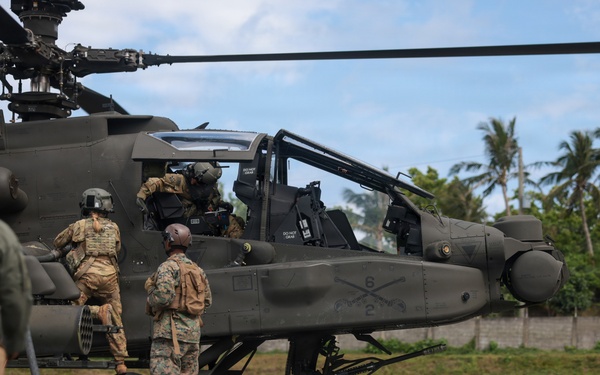 Balikatan 2026: MWSS-371 fuels an AH-64E