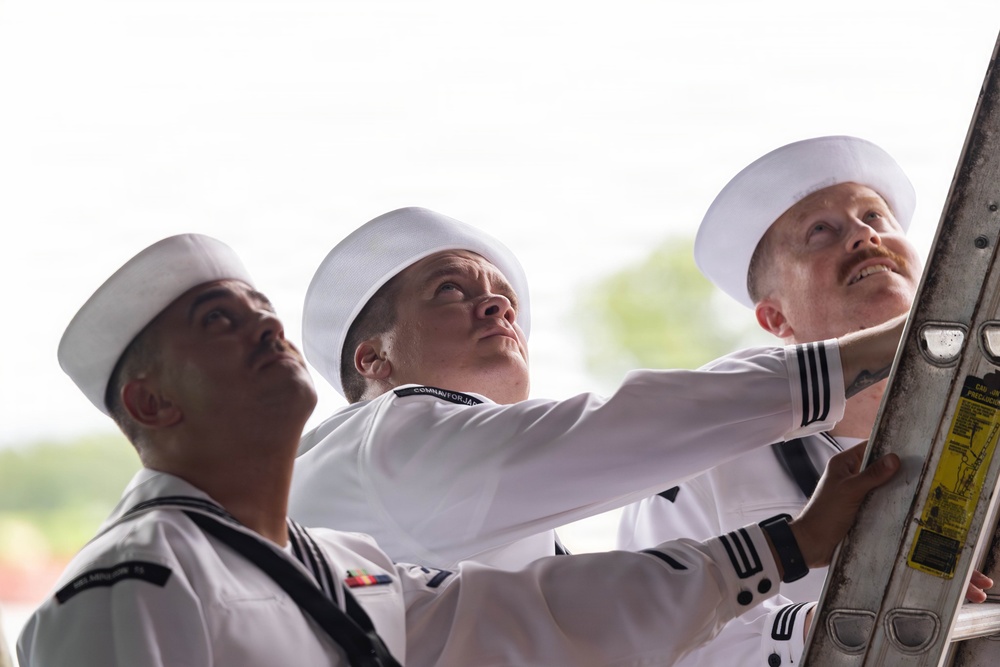 New Orleans Welcomes U.S. and International Service Members at a Pier-side Welcoming Event during Sail 250