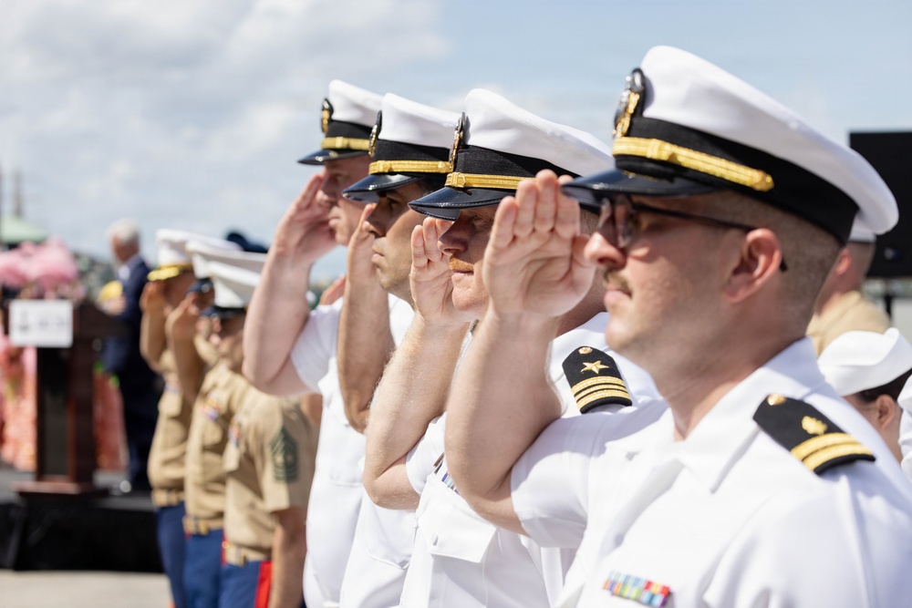New Orleans Welcomes U.S. and International Service Members at a Pier-side Welcoming Event during Sail 250