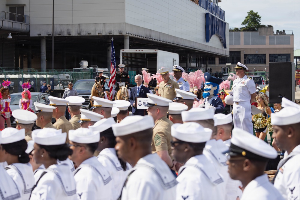 New Orleans Welcomes U.S. and International Service Members at a Pier-side Welcoming Event during Sail 250
