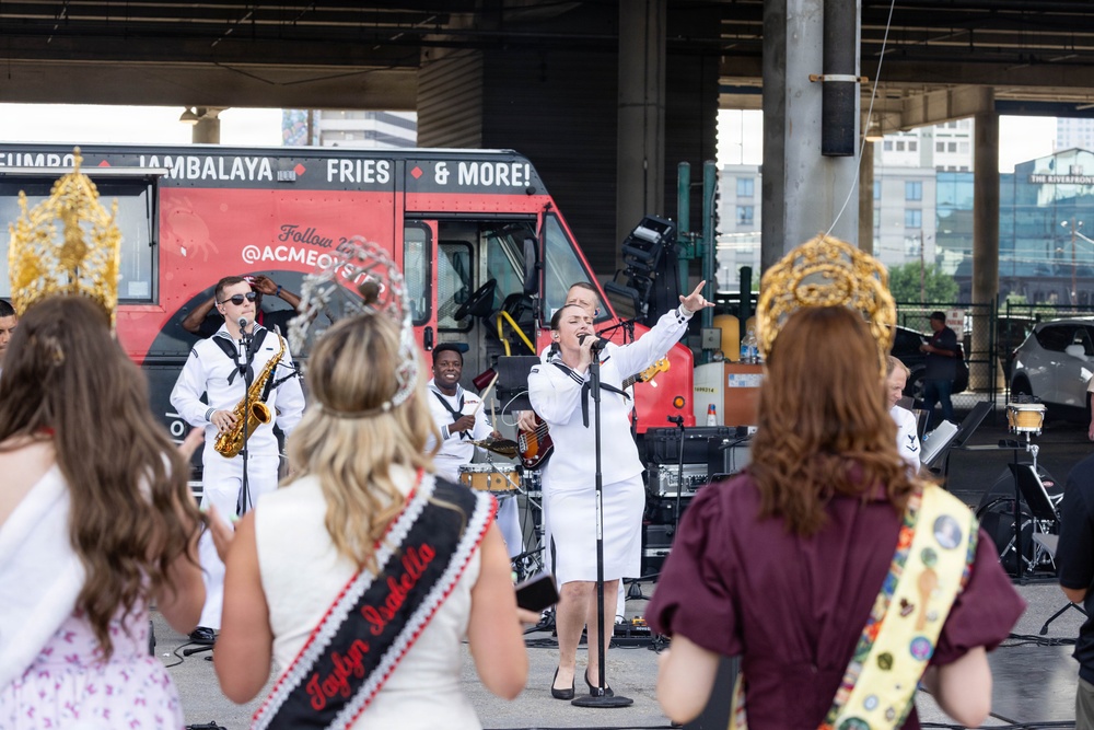 New Orleans Welcomes U.S. and International Service Members at a Pier-side Welcoming Event during Sail 250