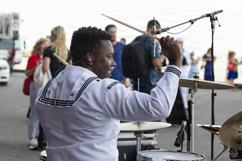 New Orleans Welcomes U.S. and International Service Members at a Pier-side Welcoming Event during Sail 250