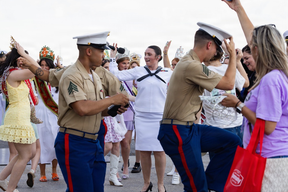 New Orleans Welcomes U.S. and International Service Members at a Pier-side Welcoming Event during Sail 250