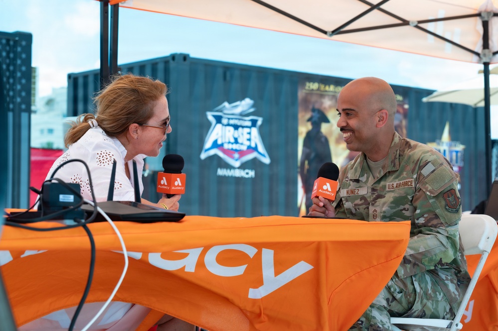 Chief Nunez discusses Reserve Advantage during Hyundai Air And Sea Show
