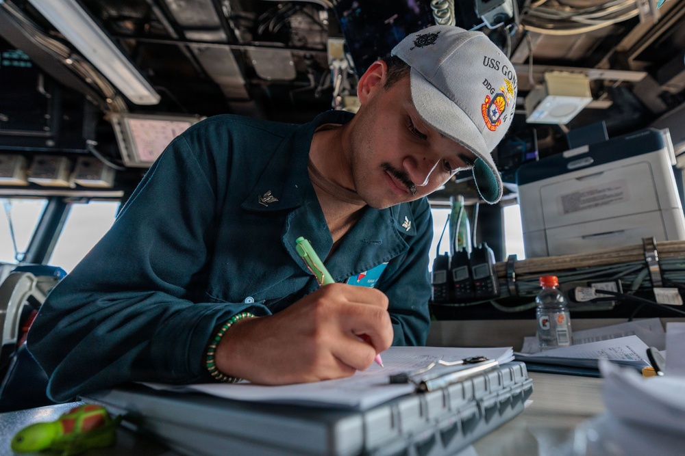 Routine Operations aboard USS Gonzalez (DDG 66)