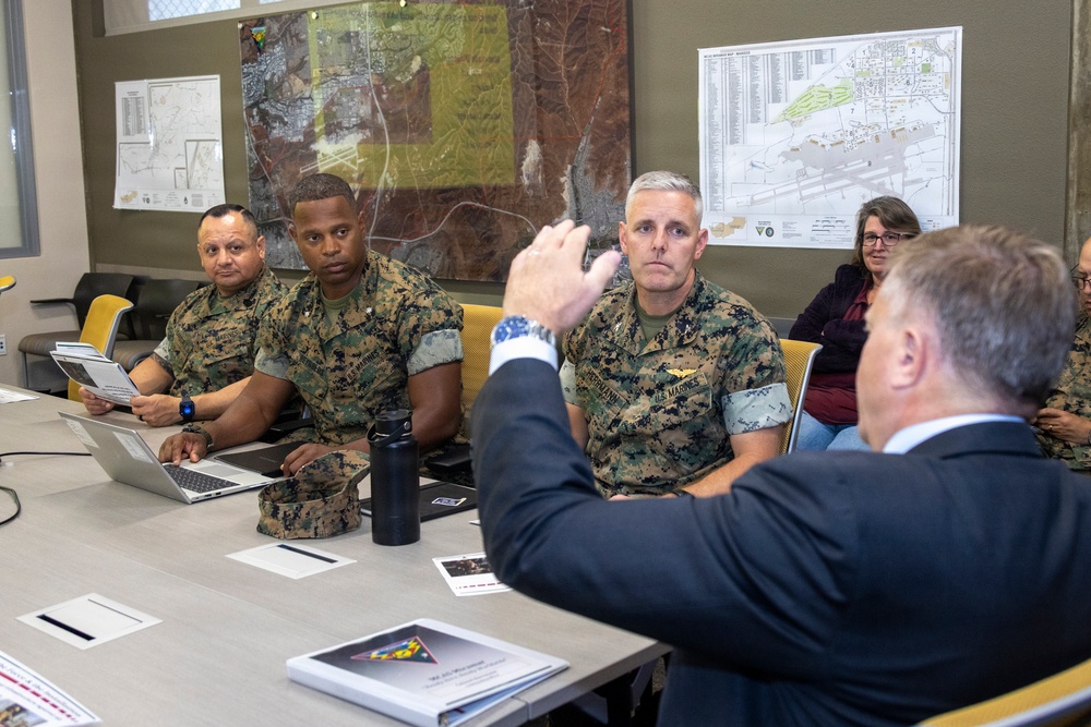 The Assistant Secretary of the Navy for Energy, Installations, and Environment visits MCAS Miramar
