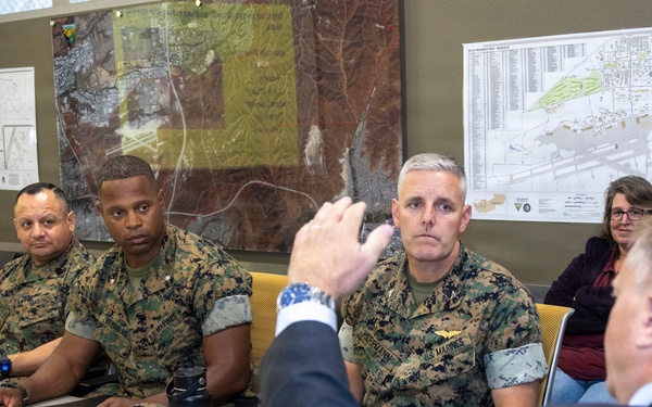 The Assistant Secretary of the Navy for Energy, Installations, and Environment visits MCAS Miramar