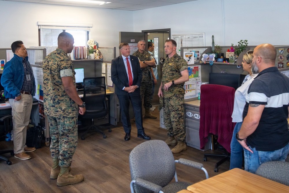 The Assistant Secretary of the Navy for Energy, Installations, and Environment visits MCAS Miramar