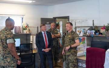 The Assistant Secretary of the Navy for Energy, Installations, and Environment visits MCAS Miramar