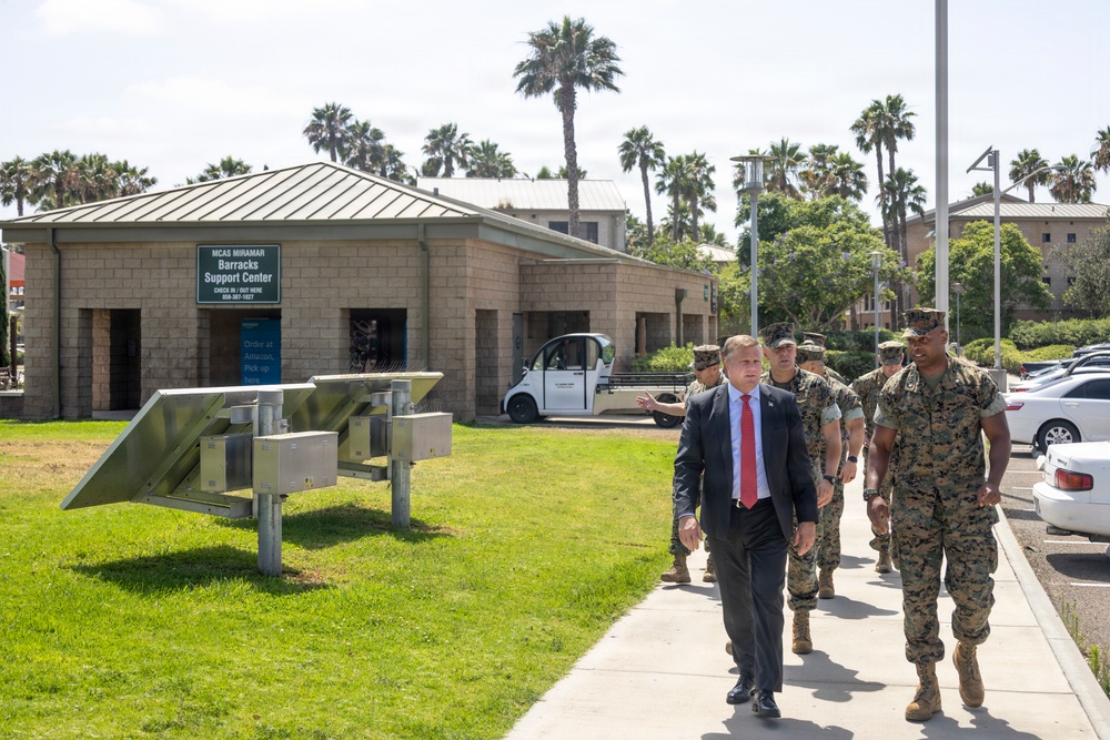 The Assistant Secretary of the Navy for Energy, Installations, and Environment visits MCAS Miramar