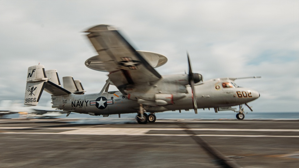 George Washington Conducts Flight Operations