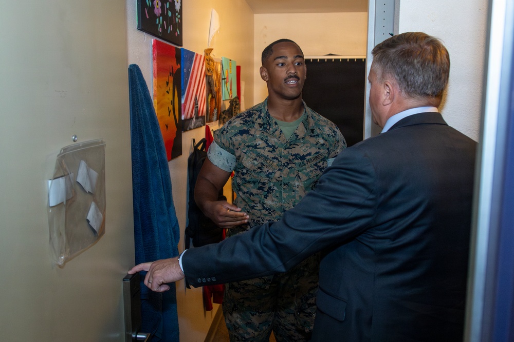 The Assistant Secretary of the Navy for Energy, Installations, and Environment visits MCAS Miramar
