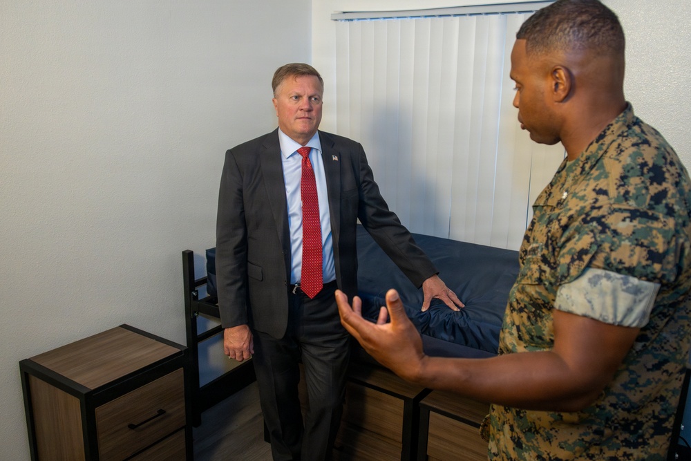 The Assistant Secretary of the Navy for Energy, Installations, and Environment visits MCAS Miramar