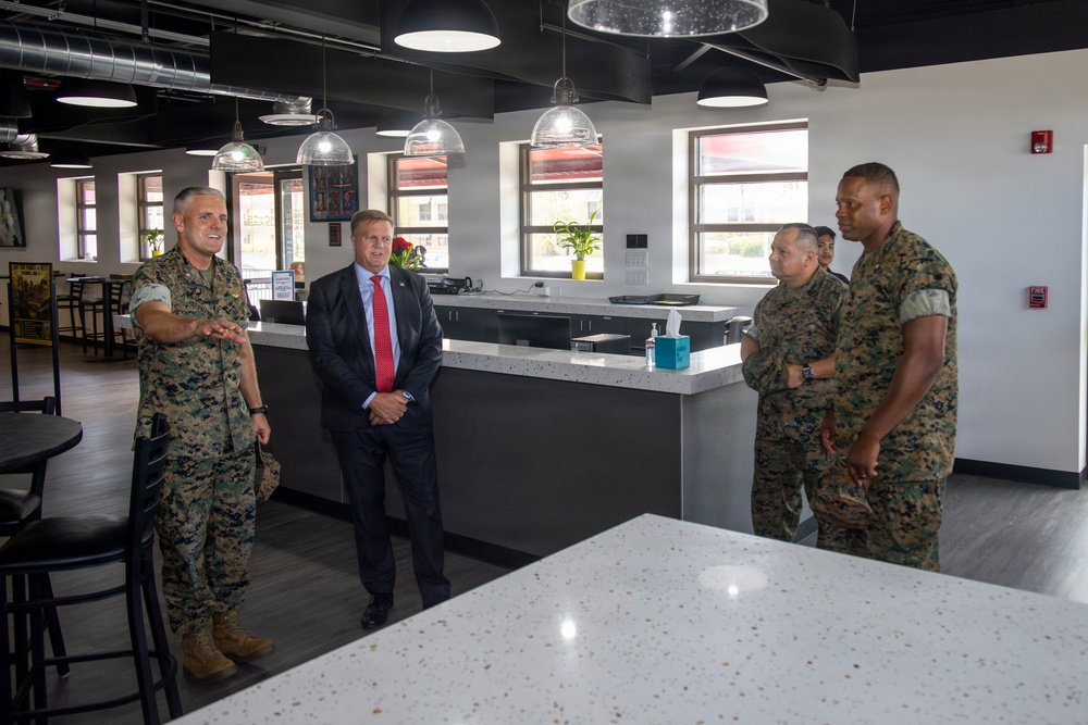 The Assistant Secretary of the Navy for Energy, Installations, and Environment visits MCAS Miramar