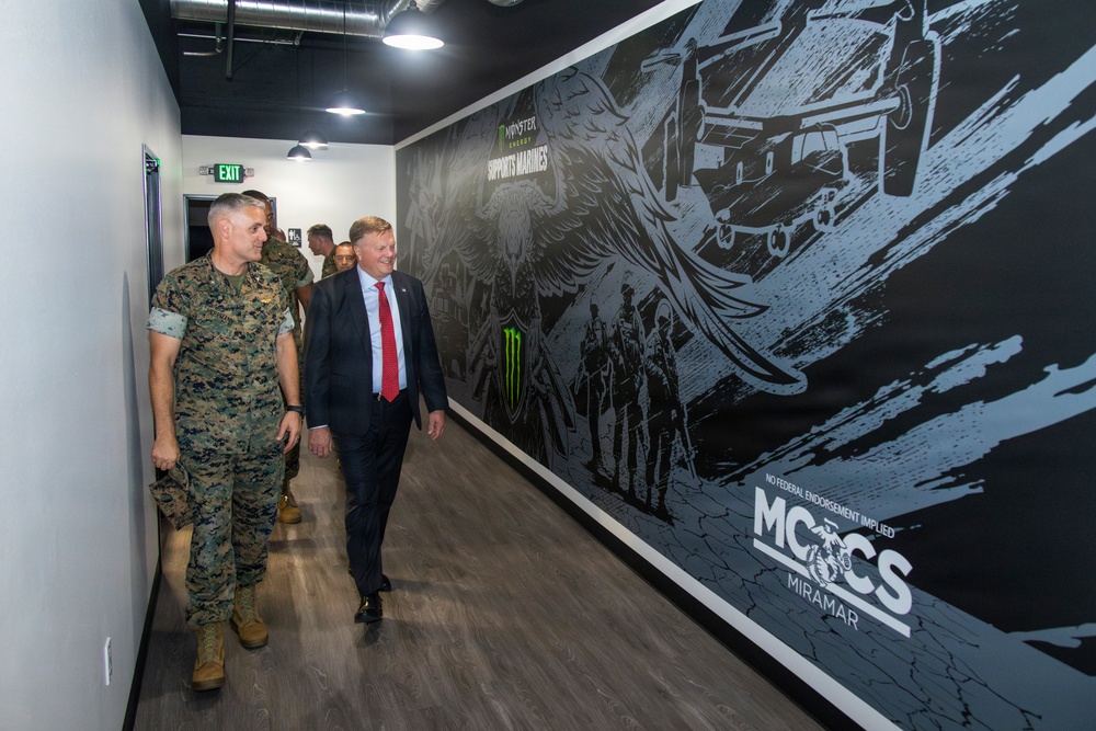 The Assistant Secretary of the Navy for Energy, Installations, and Environment visits MCAS Miramar