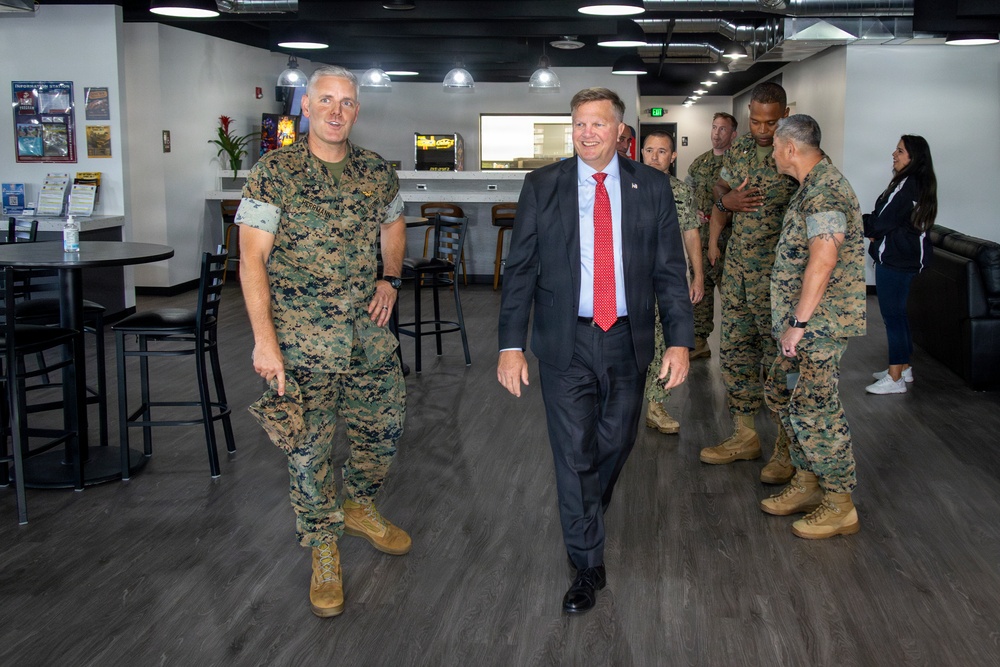 The Assistant Secretary of the Navy for Energy, Installations, and Environment visits MCAS Miramar