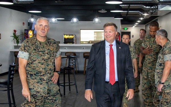 The Assistant Secretary of the Navy for Energy, Installations, and Environment visits MCAS Miramar