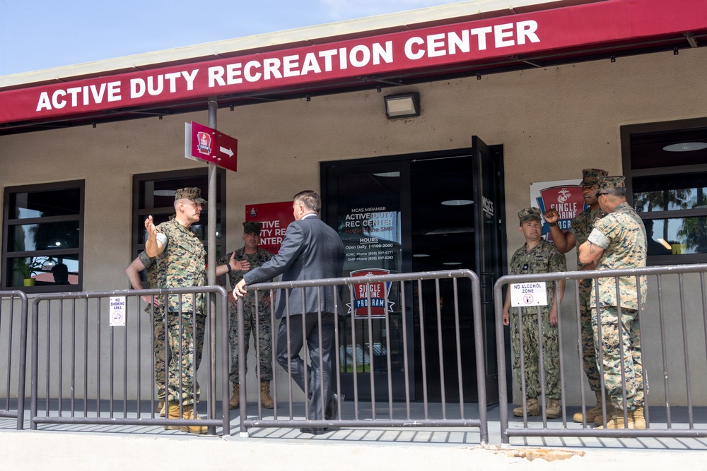 The Assistant Secretary of the Navy for Energy, Installations, and Environment visits MCAS Miramar
