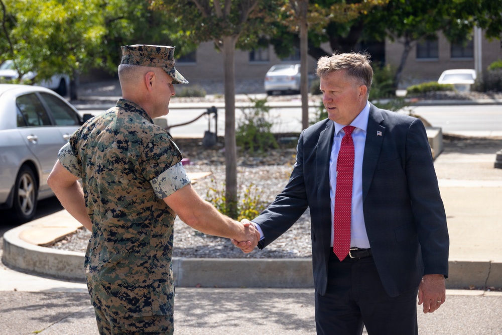The Assistant Secretary of the Navy for Energy, Installations, and Environment visits MCAS Miramar
