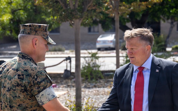 The Assistant Secretary of the Navy for Energy, Installations, and Environment visits MCAS Miramar