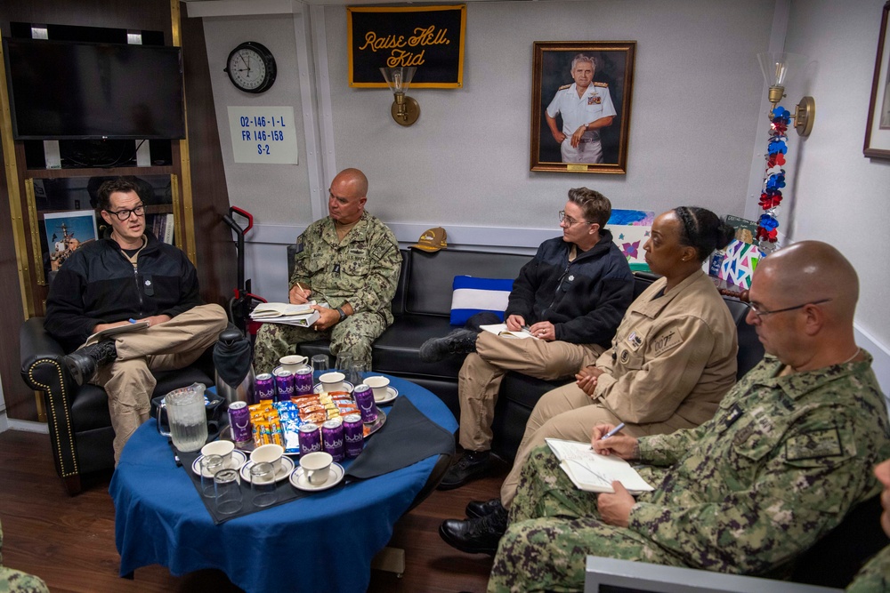 SWOBOSS Visits USS Stockdale