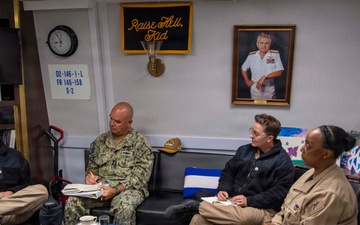 SWOBOSS Visits USS Stockdale