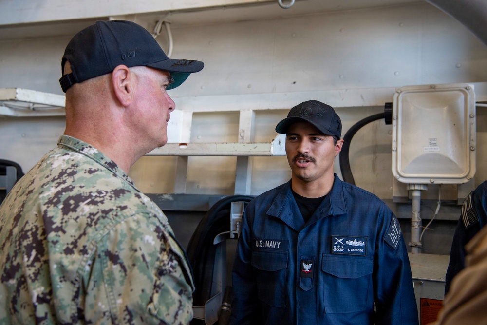 SWOBOSS Visits USS Stockdale