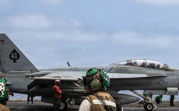 USS Abraham Lincoln Conducts Flight Operations