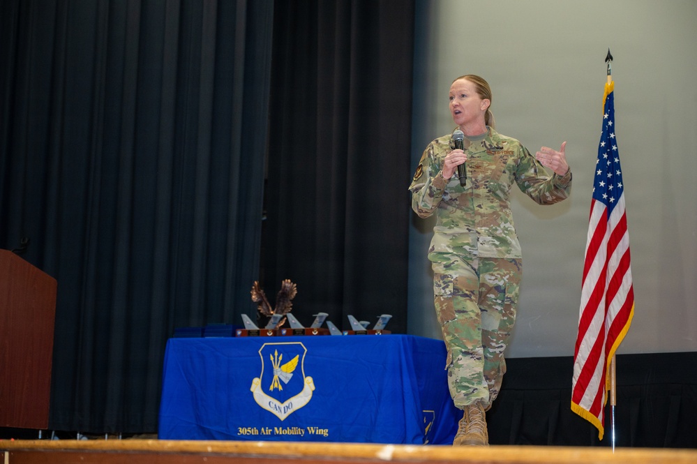 305th Air Mobility Wing 1st Quarter Awards Ceremony, All Call