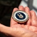AFRC Command Chief gifts coin to Miami Beach Motor Unit