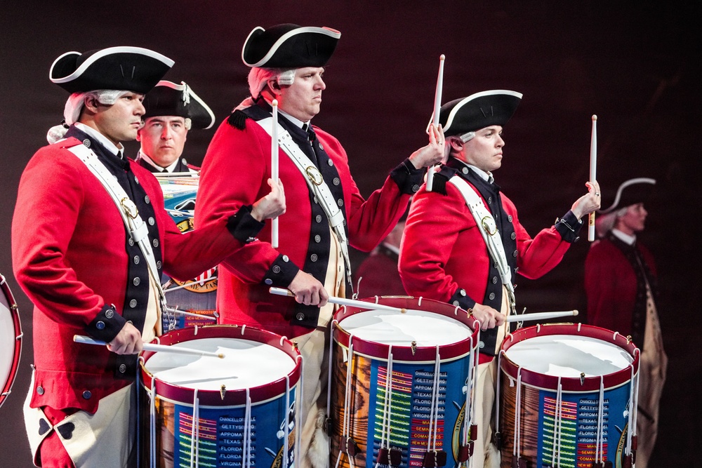 Lt. Gen. Robert Harter hosts Twilight Tattoo