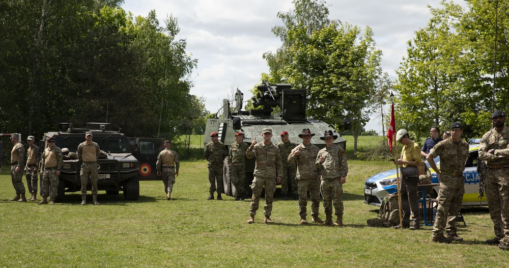 8th Brigade Engineer Battalion shows support at Polish family day event