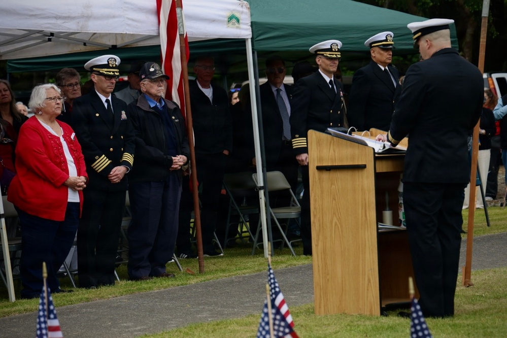 NAVFAC Northwest hosts Memorial Day ceremony honoring CM3 Marvin Shields