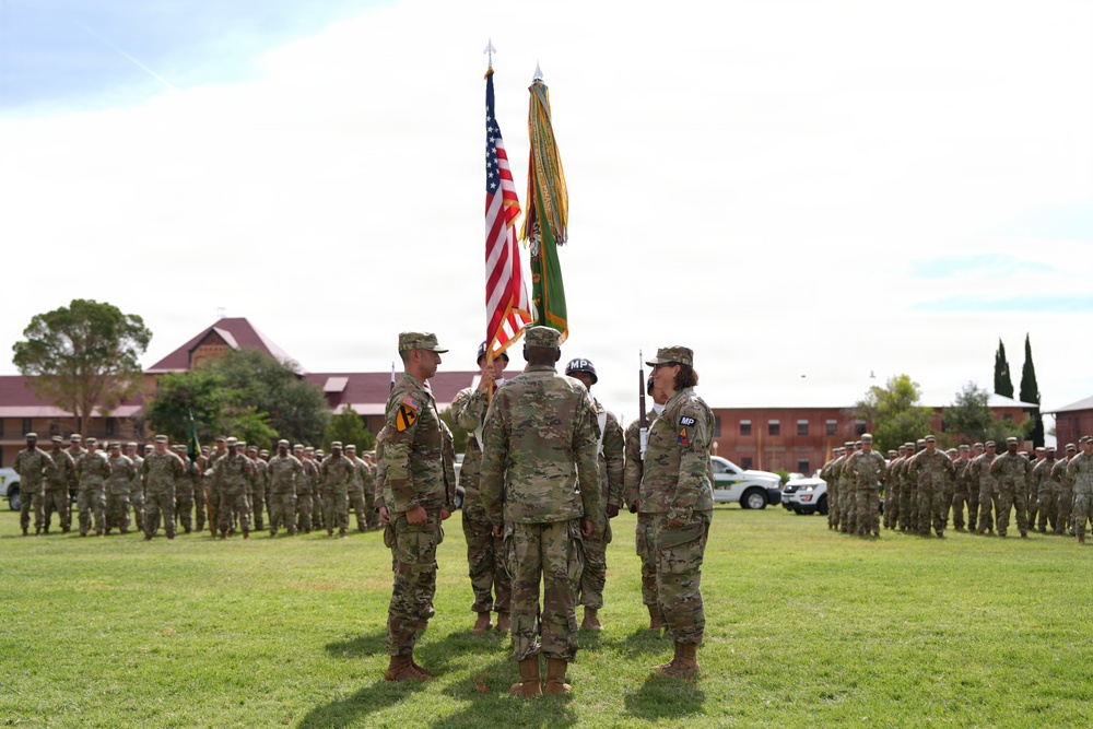 93rd MP Battalion Conducts Change of Command at Fort Bliss