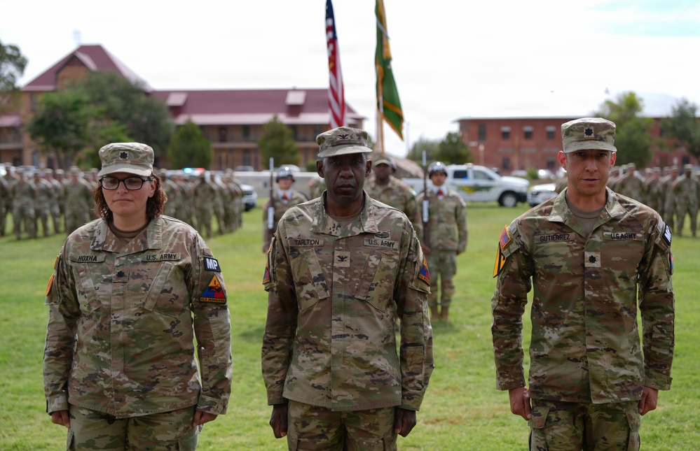 93rd MP Battalion Conducts Change of Command at Fort Bliss